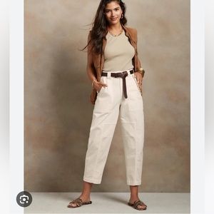 Banana republic barrel leg pant size 16P